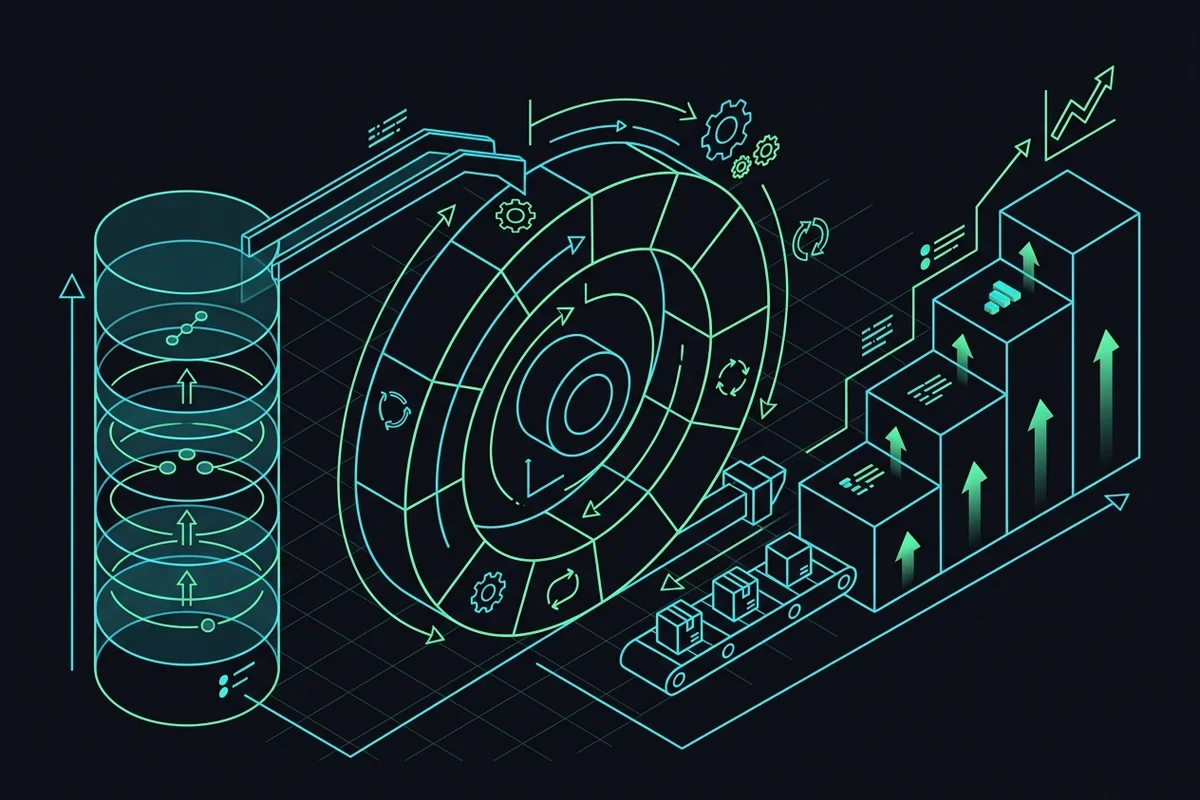 Business-structure illustration for Vertical AI SaaS